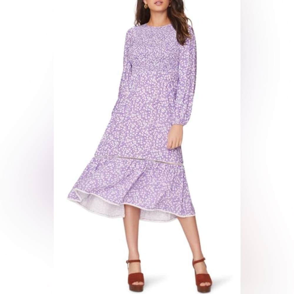 Lost + Wander Vineyards In The Valley Midi Dress, Size Small.